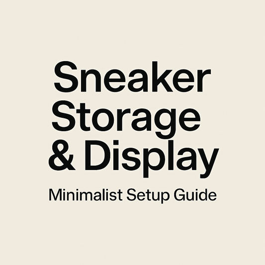 Sneaker Storage & Display – Minimalist Setup Guide